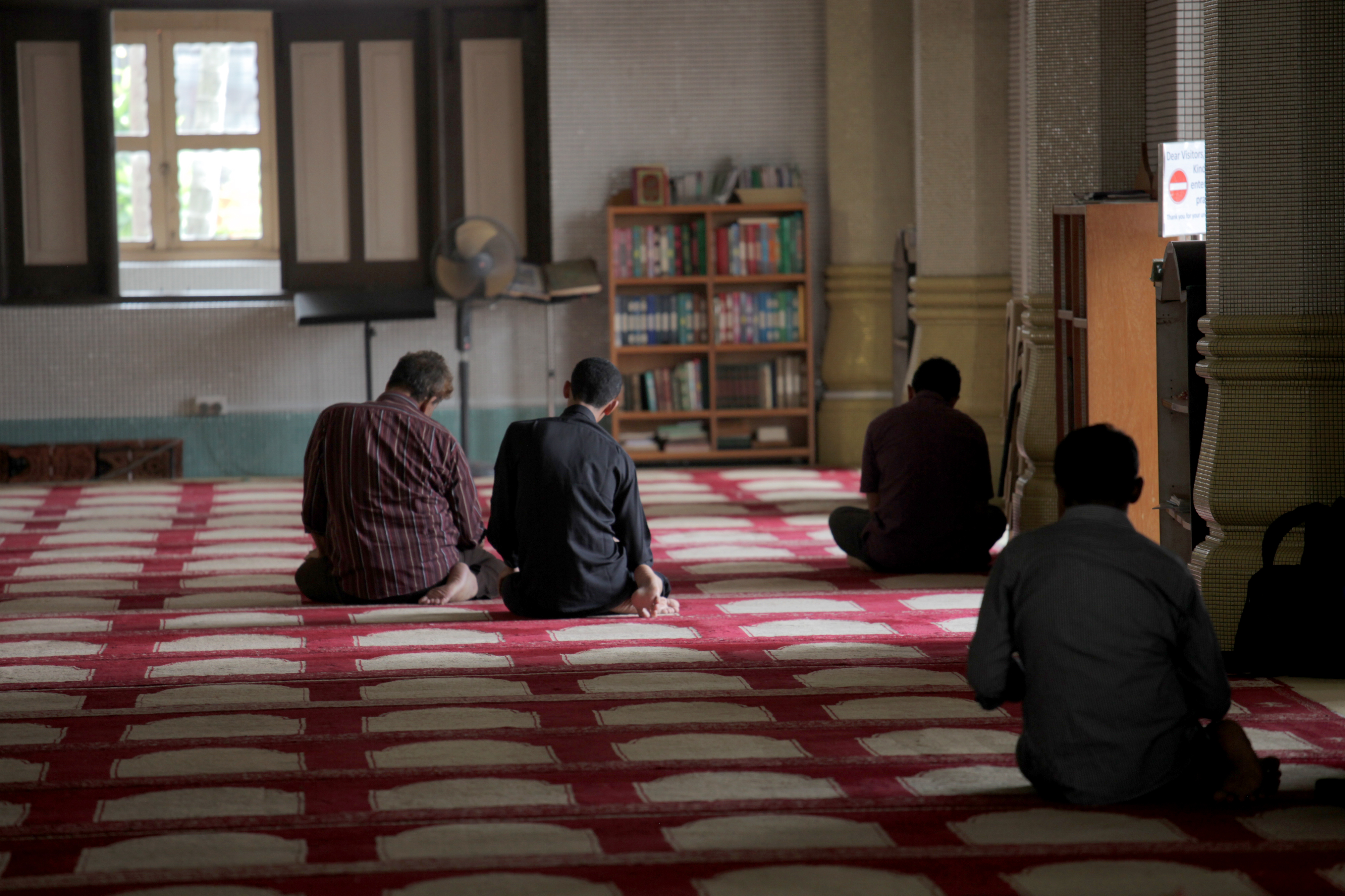Interior de la mezquita 